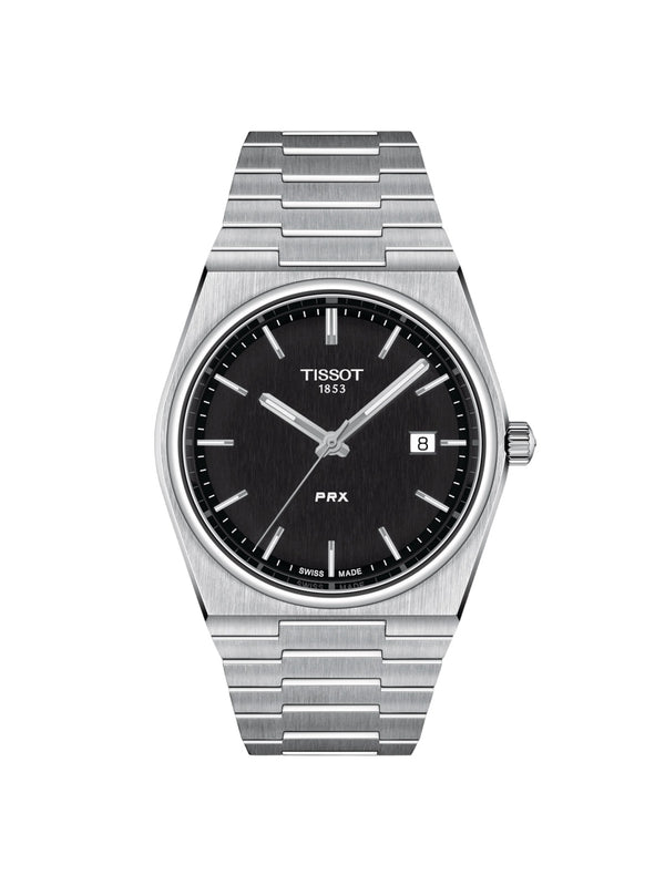 Tissot Herrenuhr PRX 40mm Schwarz Edelstahl T137.410.11.051.00