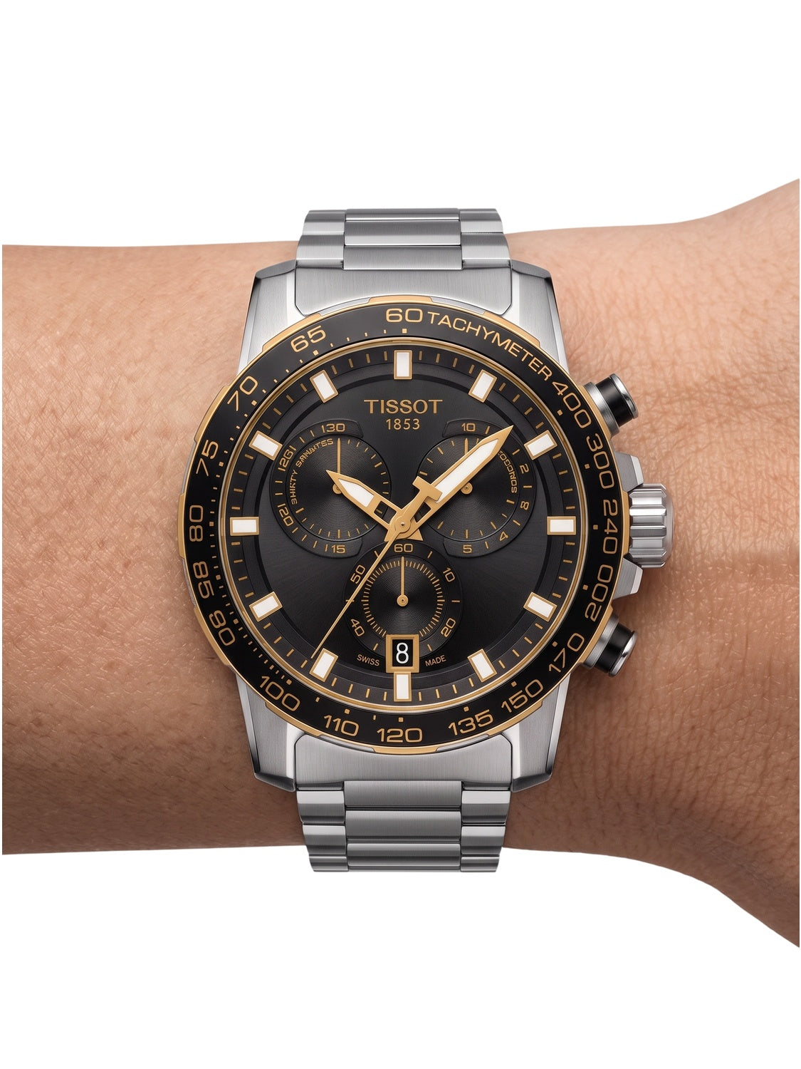 Tissot Herrenuhr Supersport Chrono Schwarz Edelstahl T125.617.21.051.00 Zweitbild