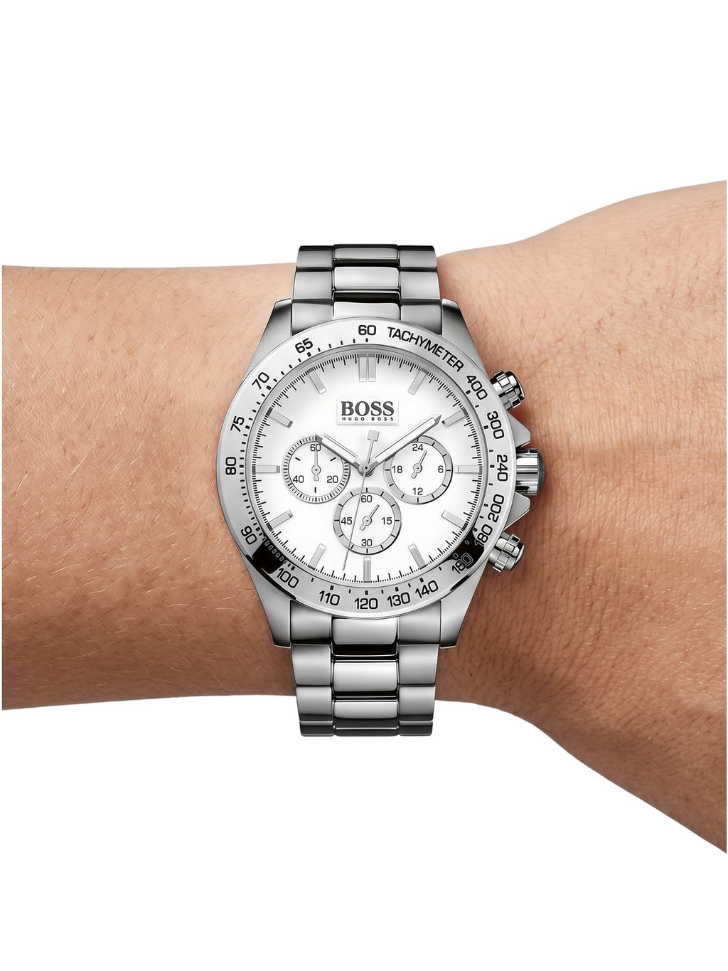 Hugo Boss Ikon Armbanduhr aus Edelstahl Model HB1512962