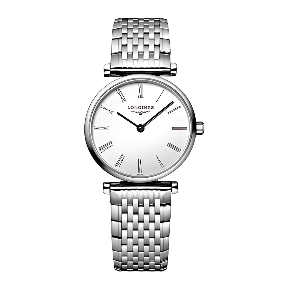 Longines La Grande Classique de Longines Quarz-Damenuhr Weiß 24 mm