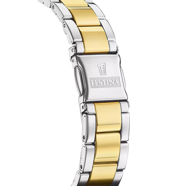 Festina Damenuhr Silber-Bicolor Edelstahl F20594/1