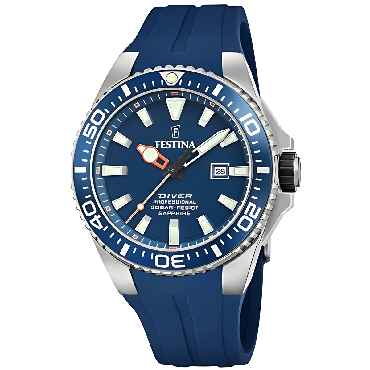 Festina The Originals Diver Herrenuhr Blau Kunststoff F20664/1