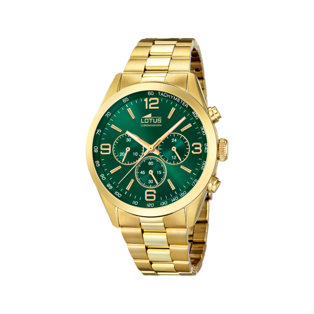 Lotus Chronograph Herrenuhr Silber-Gold Edelstahl 18153/1