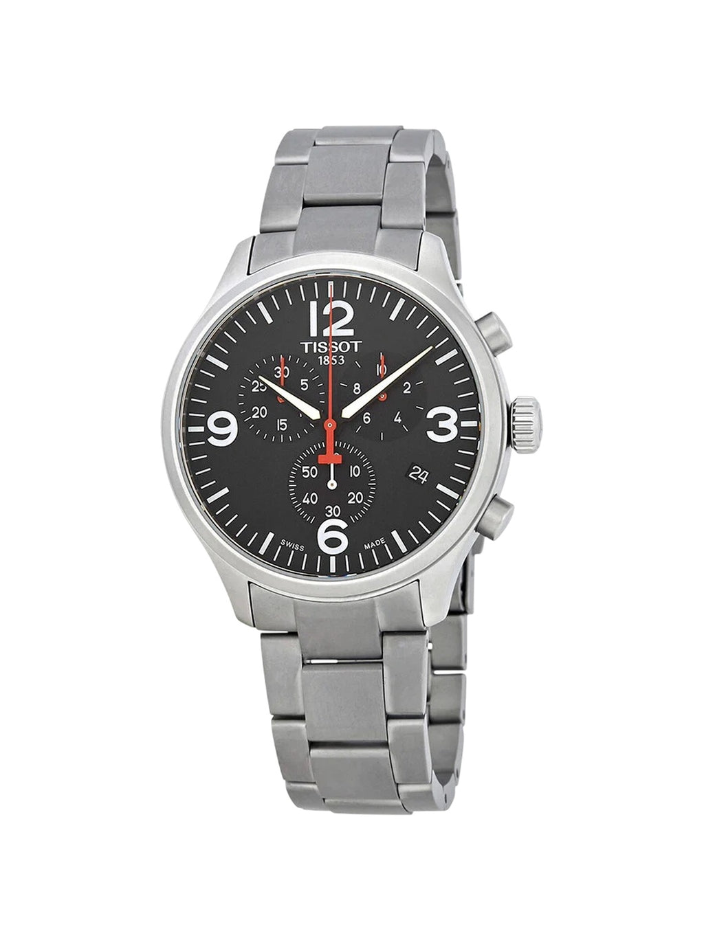 Tissot Herrenuhr Chrono XL Schwarz Edelstahl T116.617.11.057.00