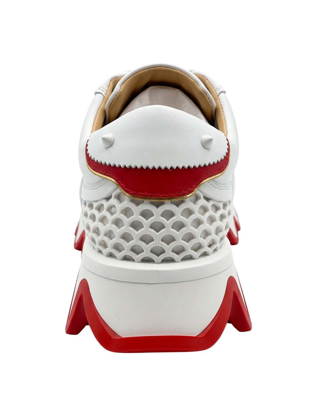 Louboutin Sneakers Herren weiß rot