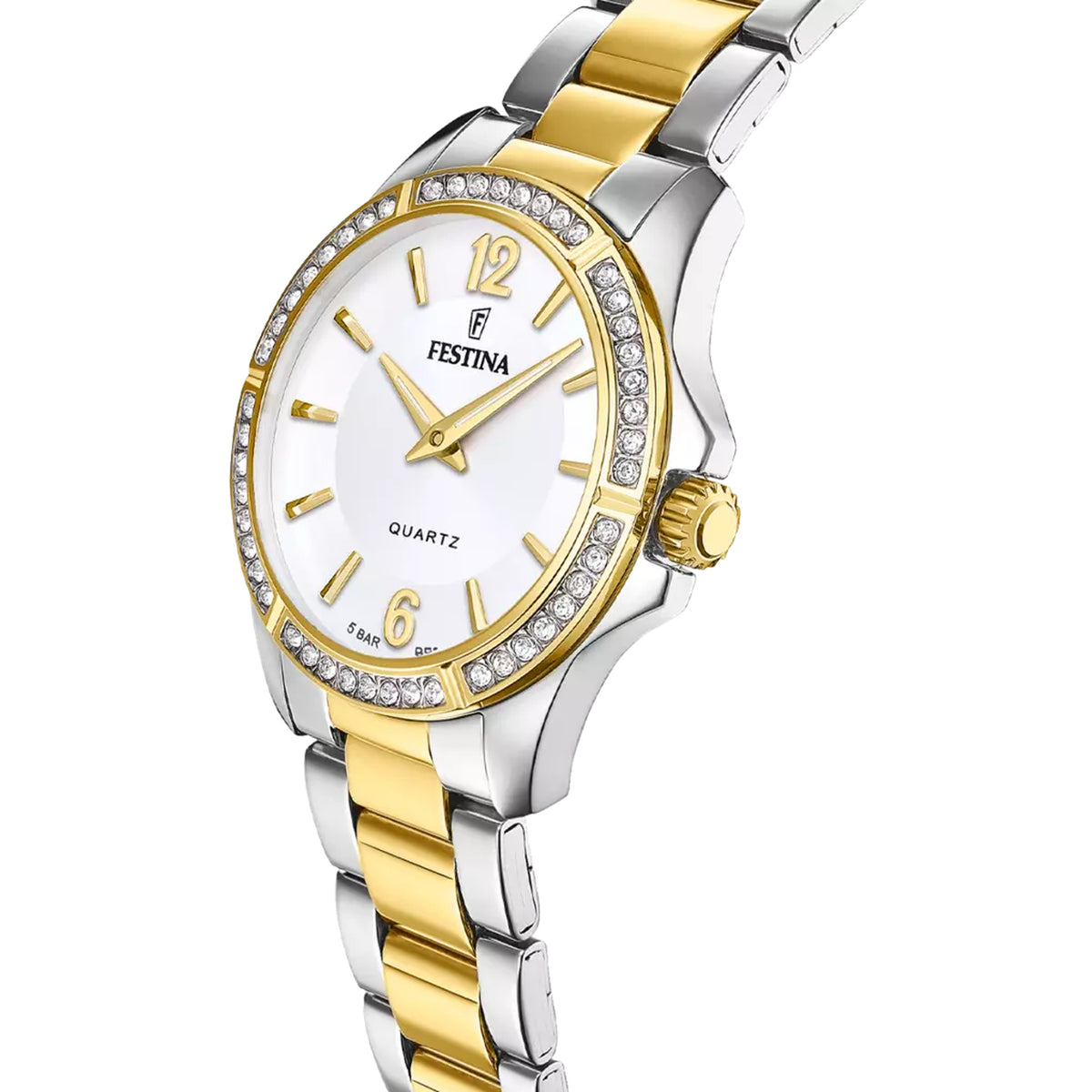 Festina Damenuhr Silber-Bicolor Edelstahl F20594/1