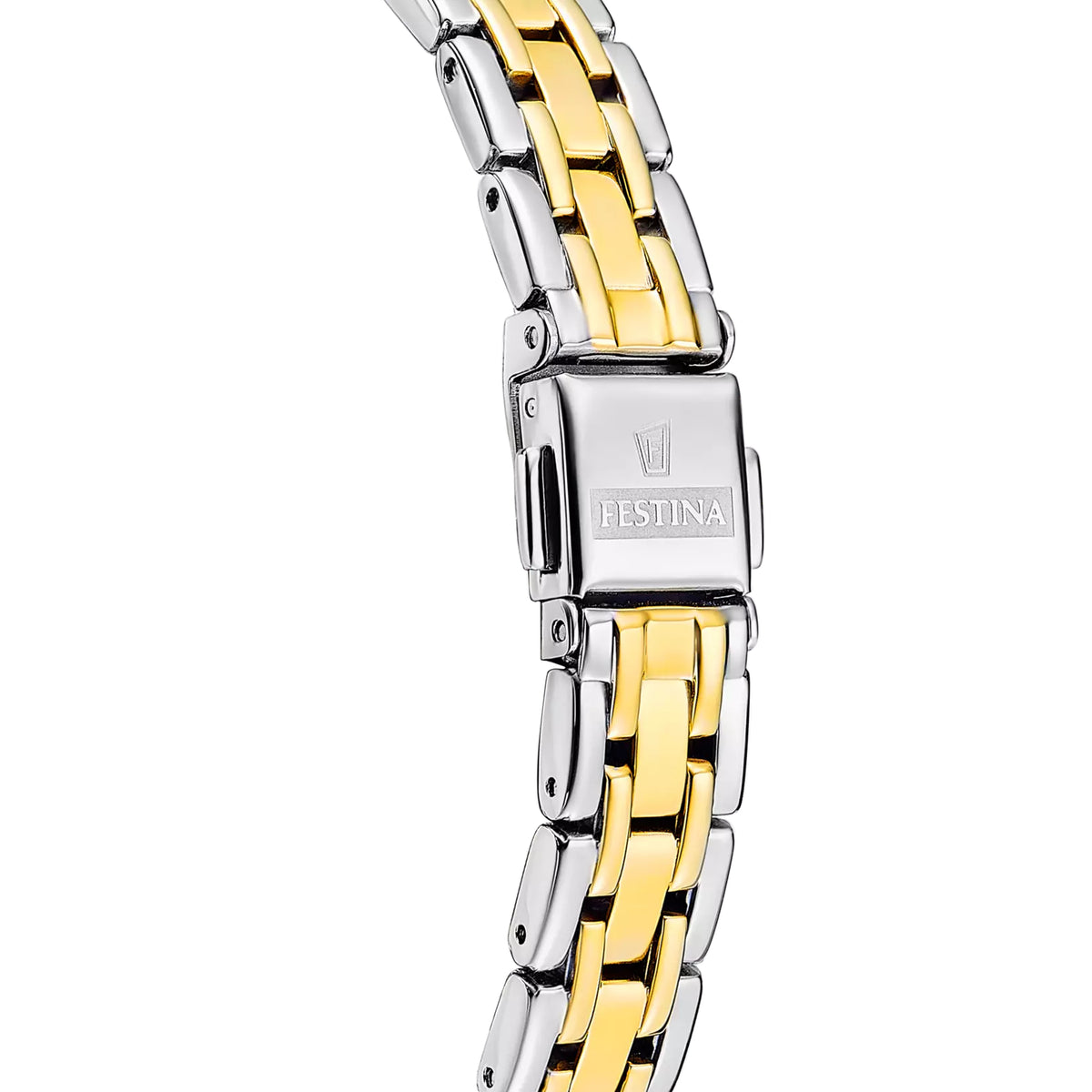 Festina Mademoiselle Damenuhr Beige Bicolor Edelstahl F20792/1