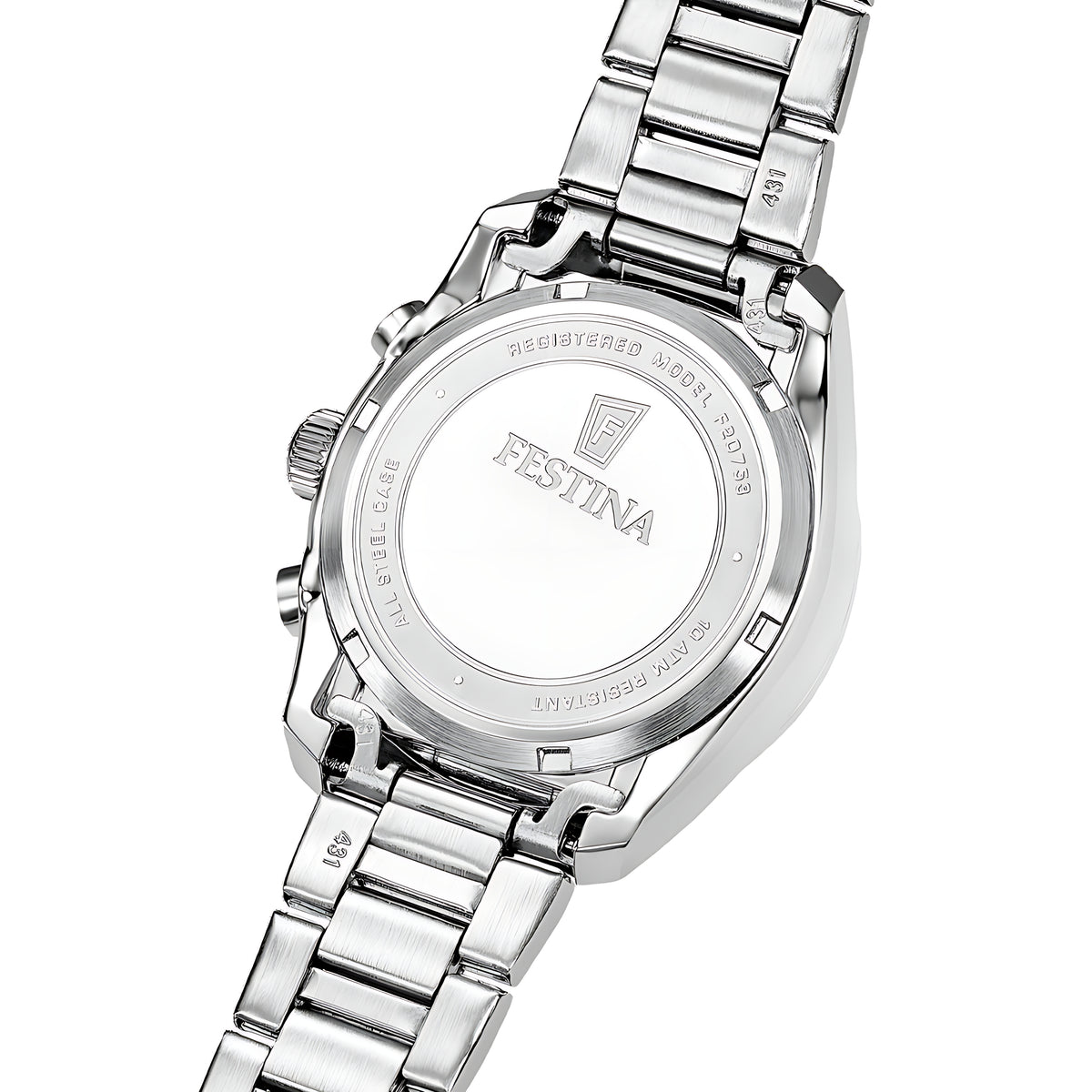 Festina Boyfriend Chronograph Damenuhr Türkis-Grün Edelstahl F20753/1