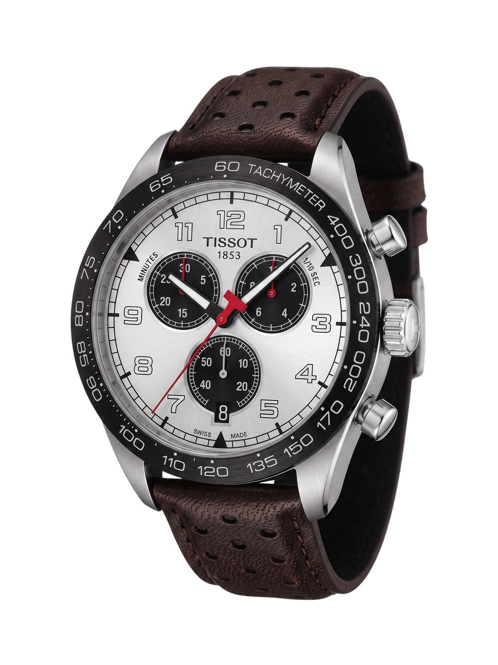 Tissot PRS 516 45mm Quarz Chronograph Leder T131.617.16.032.00