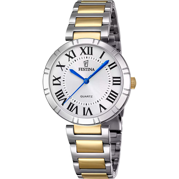 Festina Mademoiselle F16937/A Damenuhr mit Bicolor-Edelstahlband