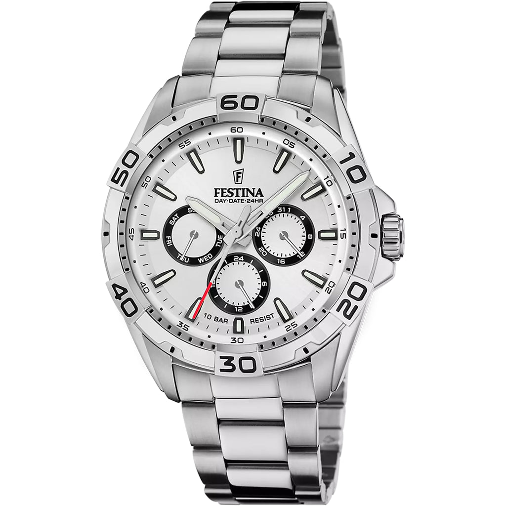 Festina Herren Multifunktionsuhr Blau Edelstahl F20623/2