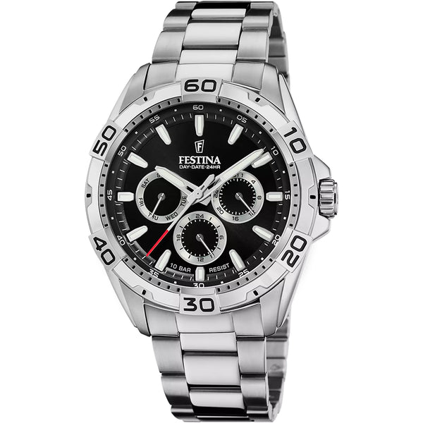 Festina Herren Multifunktionsuhr Blau Edelstahl F20623/2