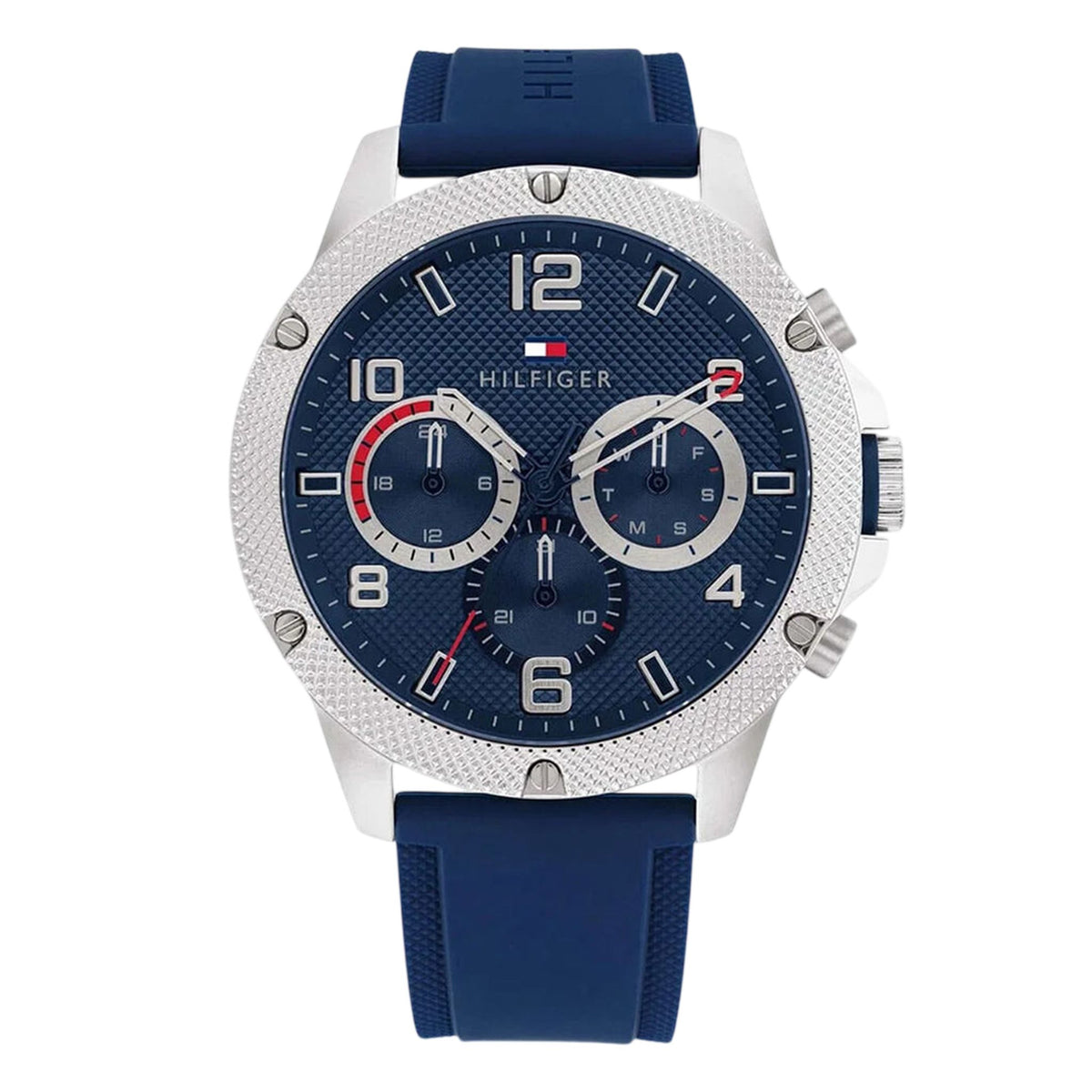 Tommy Hilfiger Blaze Multifunktionsuhr Blau Silikon 1792027