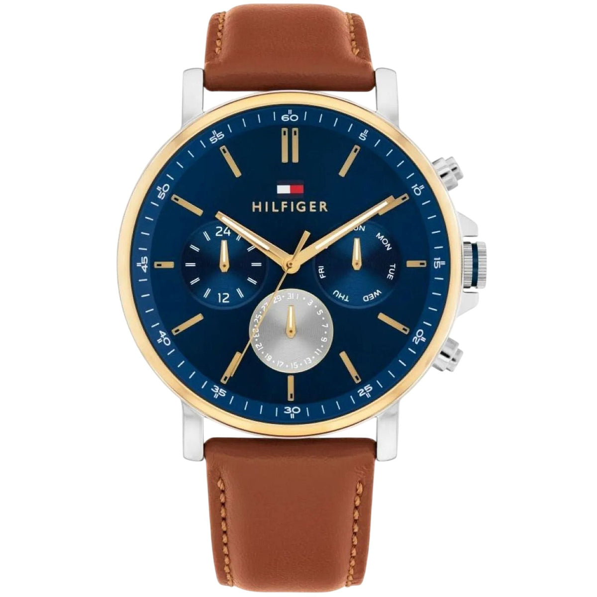 Tommy Hilfiger Tyson Multifunktionsuhr Blau Braun 1710703 Hauptbild