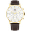 Tommy Hilfiger Tyson Multifunktionsuhr Silber Gold Braun 1710713