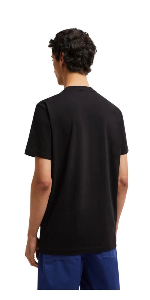 Moncler Batman Logo Cotton T-Shirt Herren schwarz