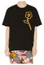 Kenzo Blumen Print T-Shirt Oversized Unisex schwarz