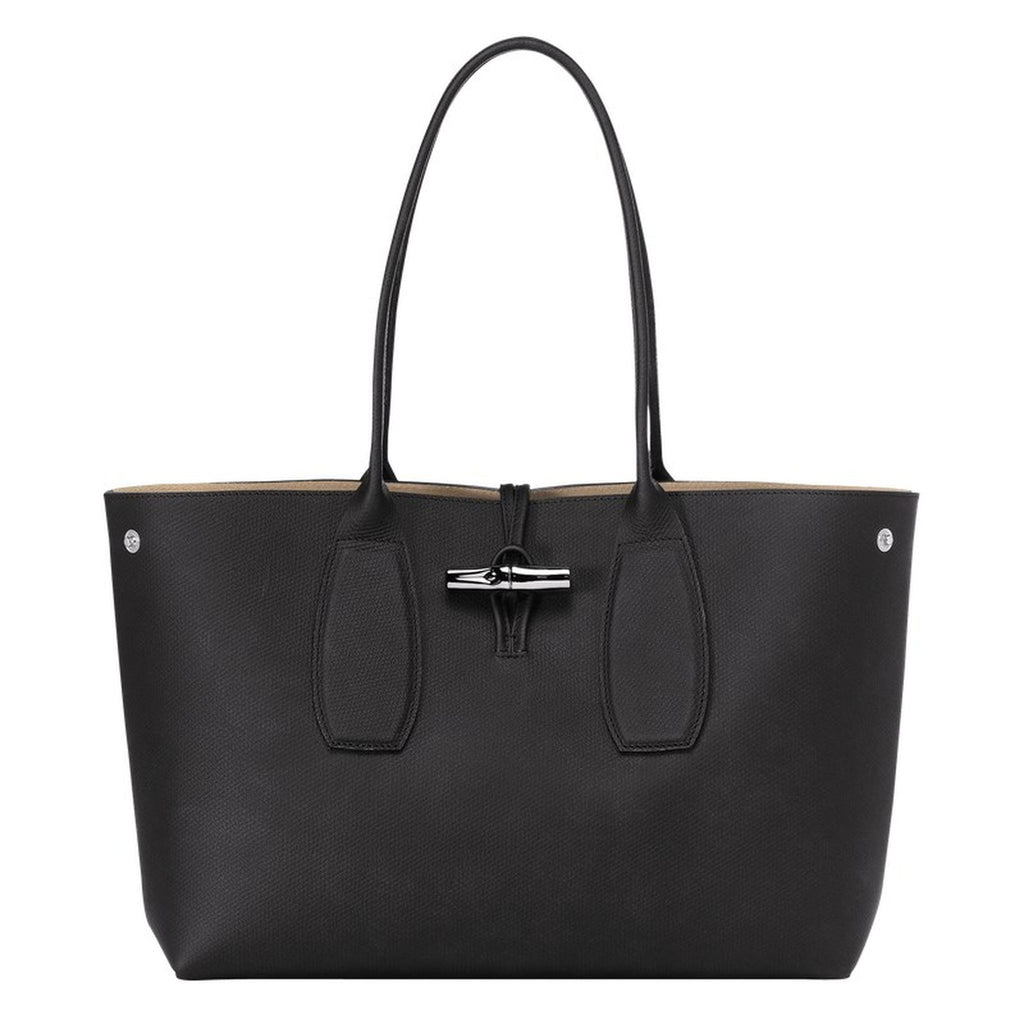 Longchamp Le Roseau L Tote Bag Schwarz