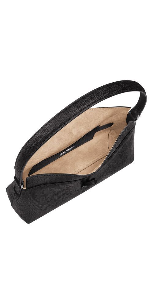 Longchamp Le Roseau S Hobo Bag Schwarz