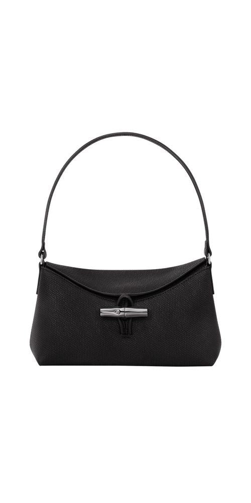 Longchamp Le Roseau S Hobo Bag Schwarz Hauptbild