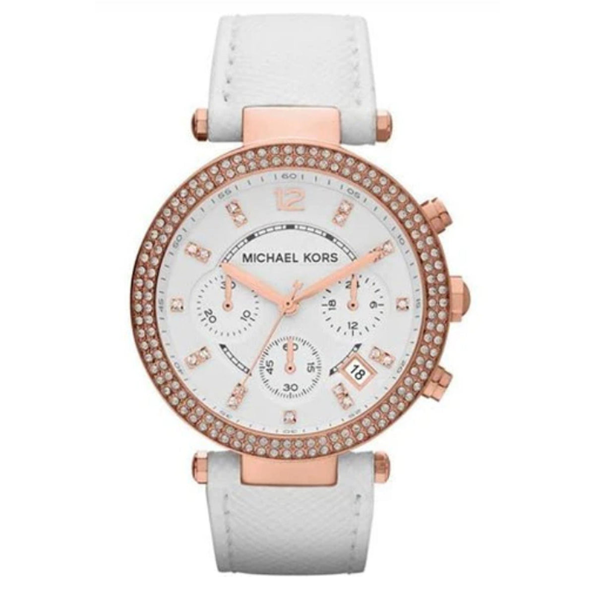 Michael Kors Parker Lady Damenuhr roségold weiß