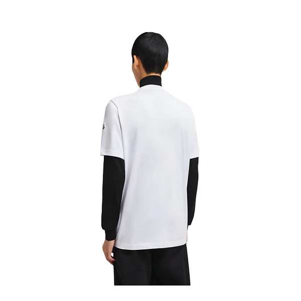 Moncler Batman Logo Cotton T-Shirt Herren weiß