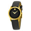 Movado Museum Damenuhr gold schwarz