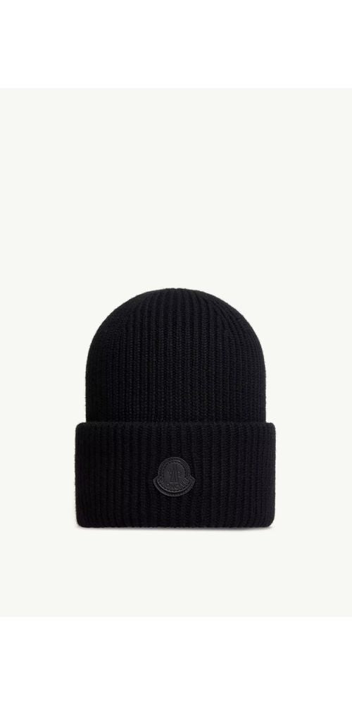 Moncler Wollmütze in Schwarz Hauptbild
