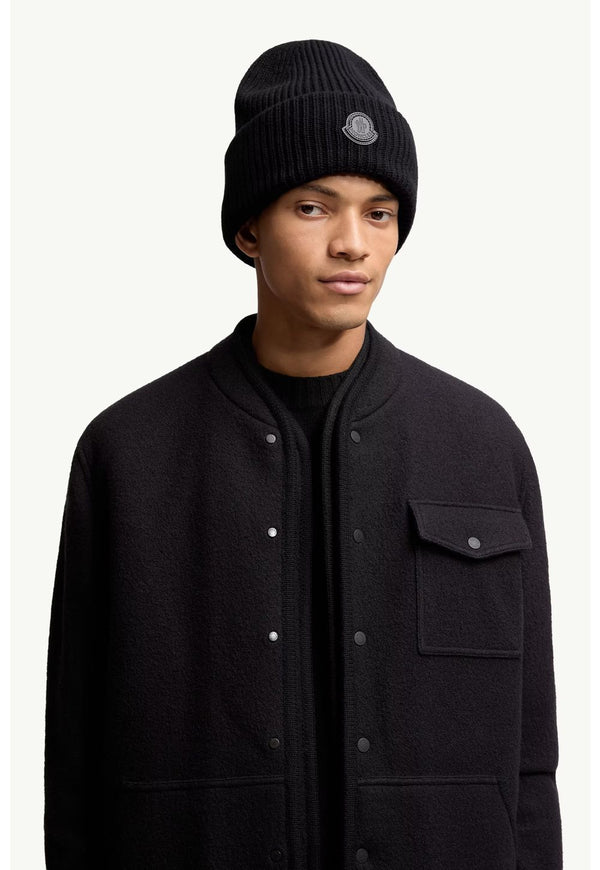 Moncler Wollmütze in Schwarz