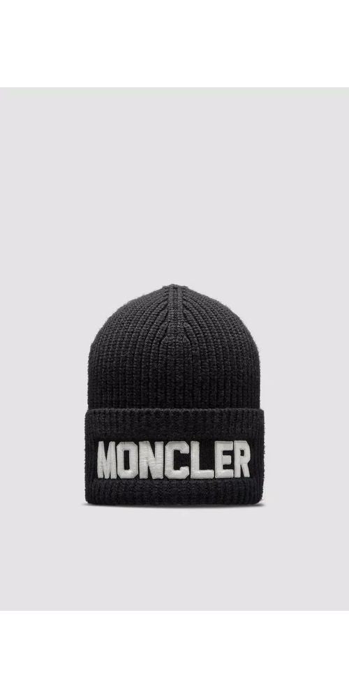 Moncler Mütze aus Wolle in Schwarz Zweitbild