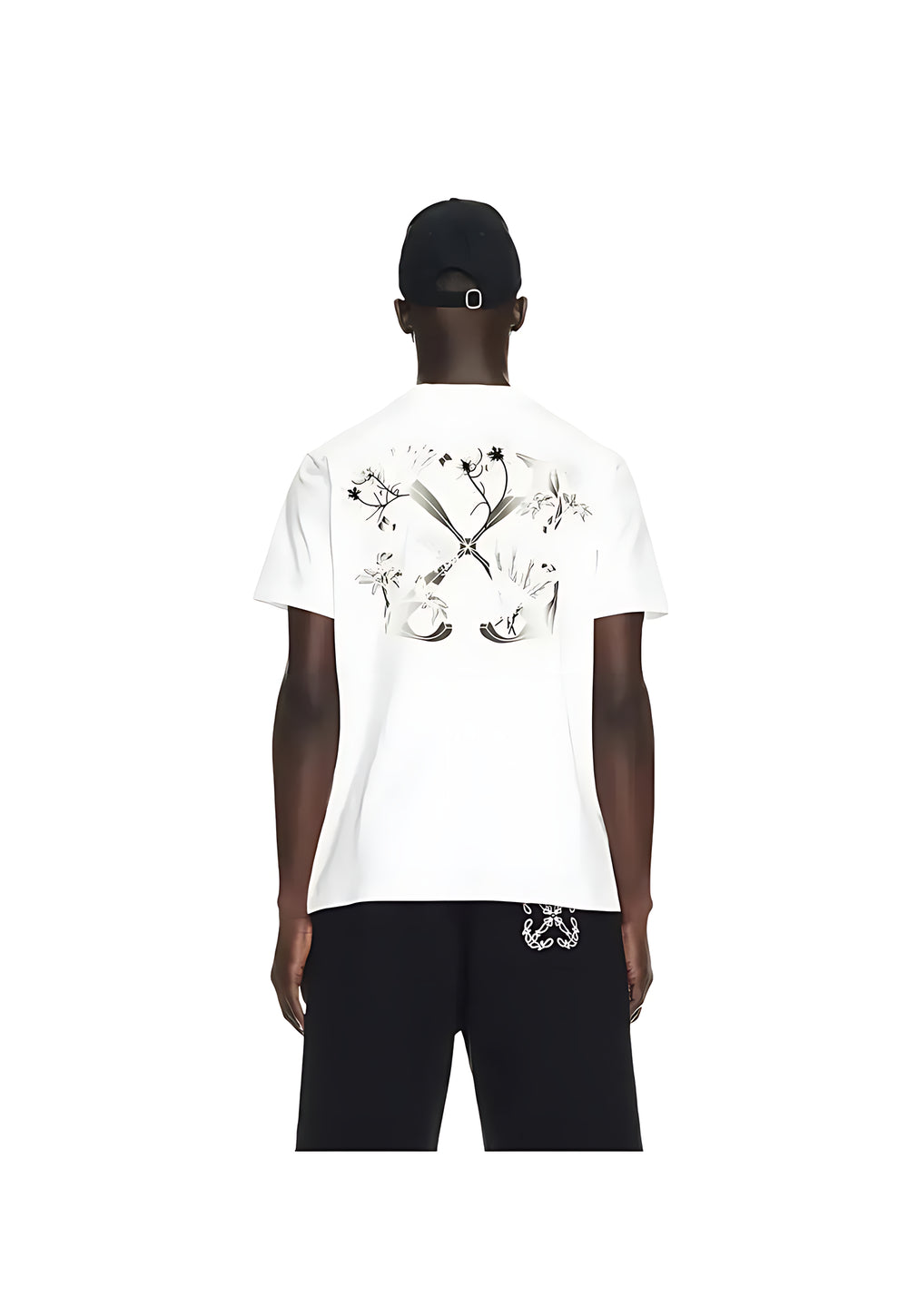 Off White Flower Scan T-Shirt Weiß Herren