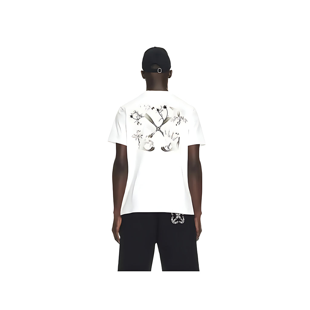 Off White Flower Scan T-Shirt Weiß Herren