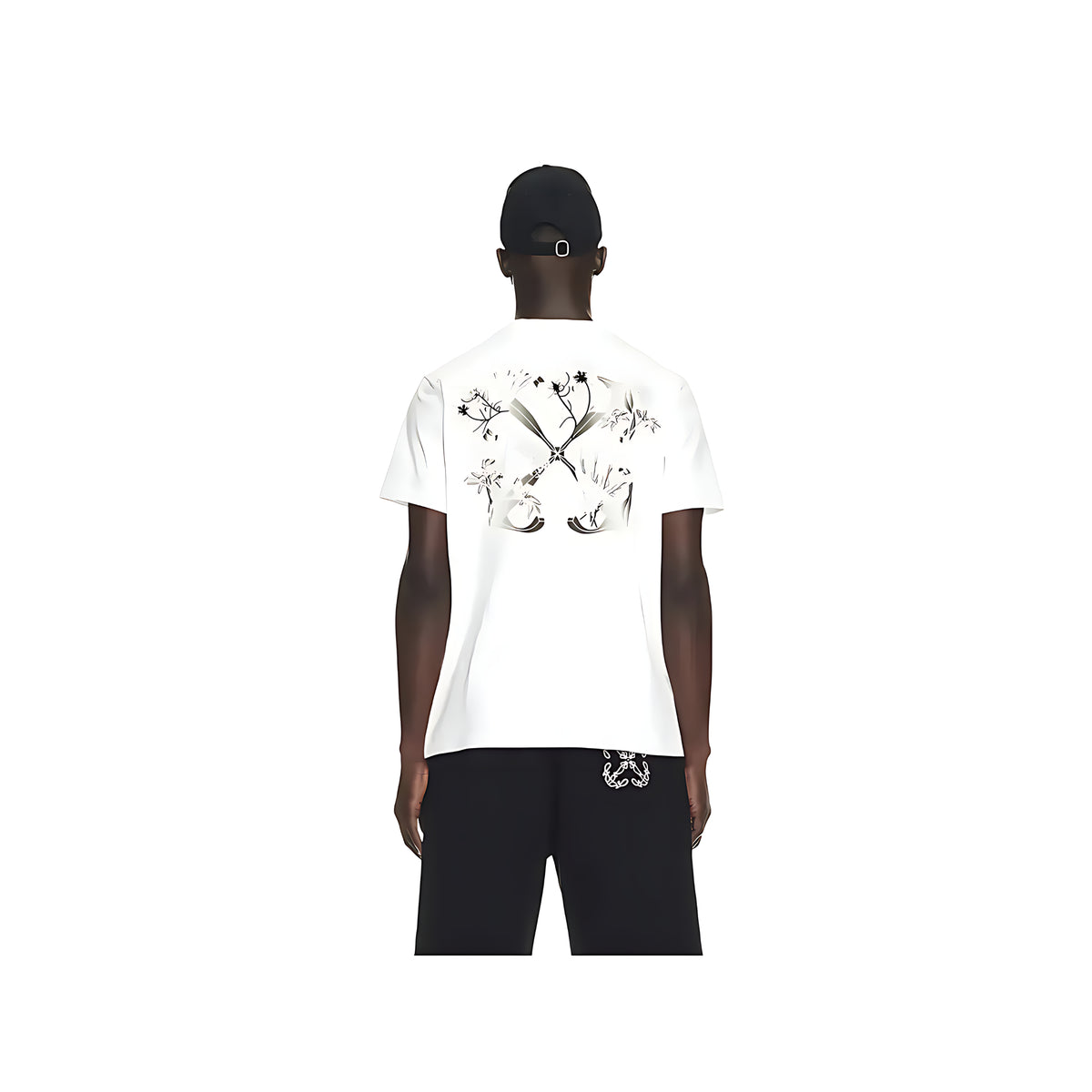 Off White Flower Scan T-Shirt Weiß Herren