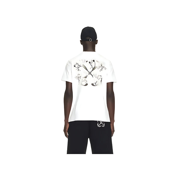 Off White Flower Scan T-Shirt Weiß Herren