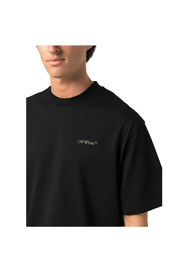 Off-White Logo T-Shirt Schwarz Unisex
