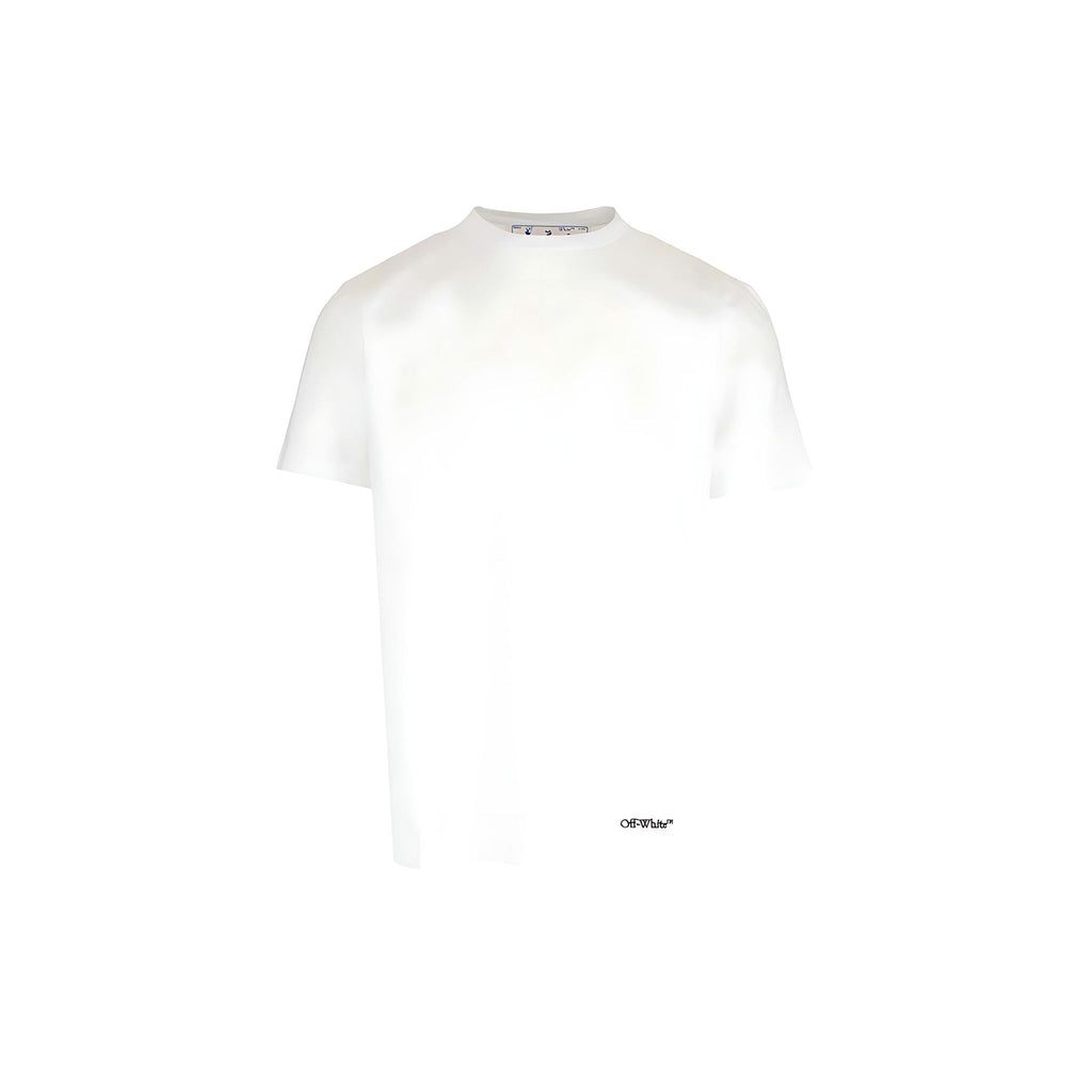 Off White T Shirt mit Rückenprint Herren weiß