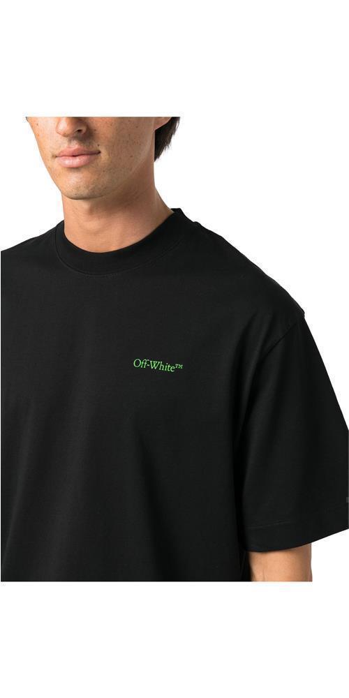 Off-White Logo T-Shirt Schwarz Unisex