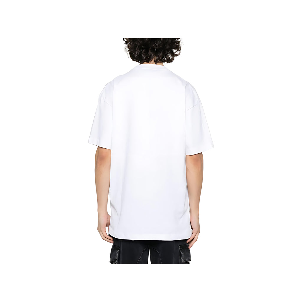 Palm Angels Los Angeles Monogram Print T-Shirt Weiß Herren