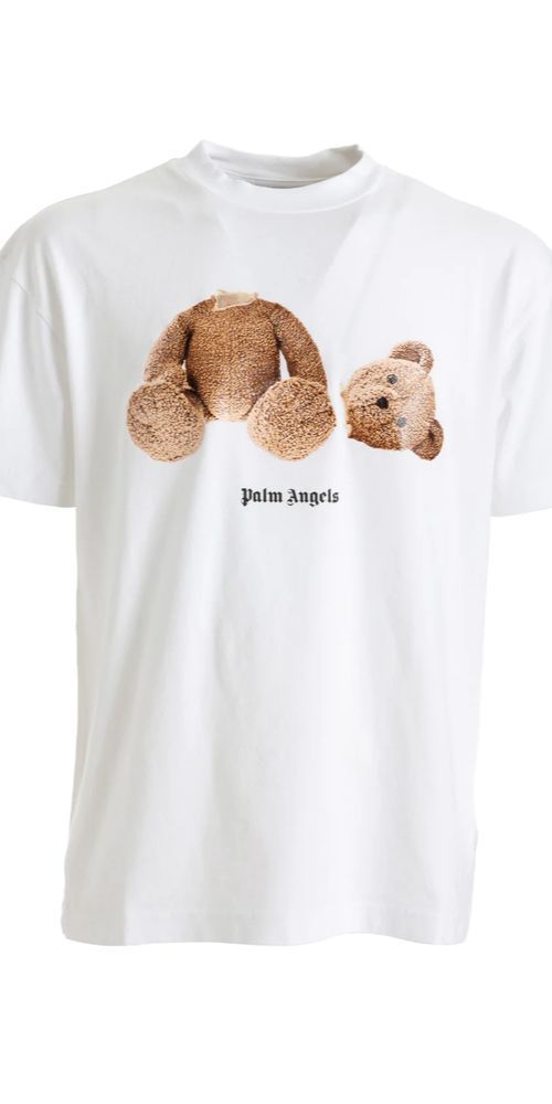 Palm Angels Broken Bear T-Shirt Herren weiß