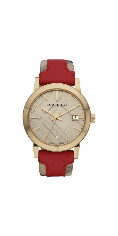 Burberry The City Damenuhr gold rot