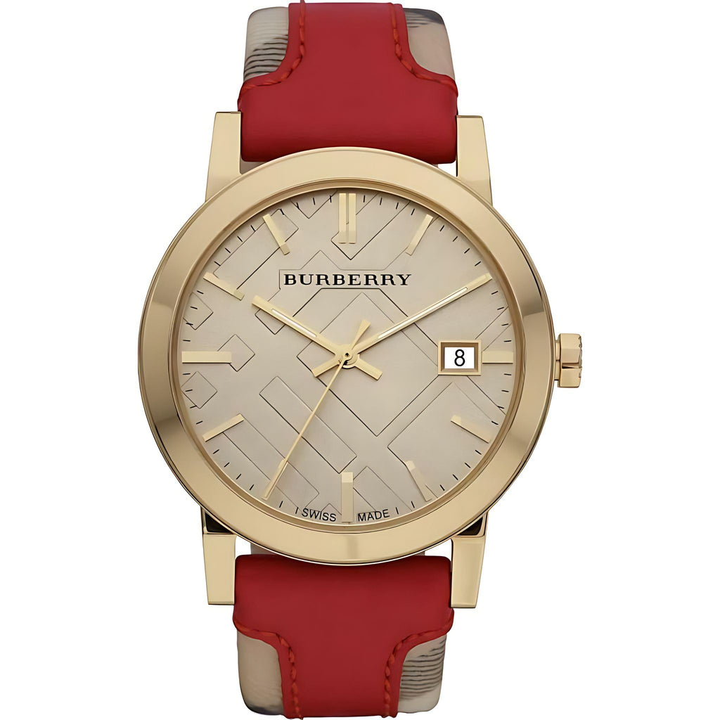 Burberry The City Damenuhr gold rot