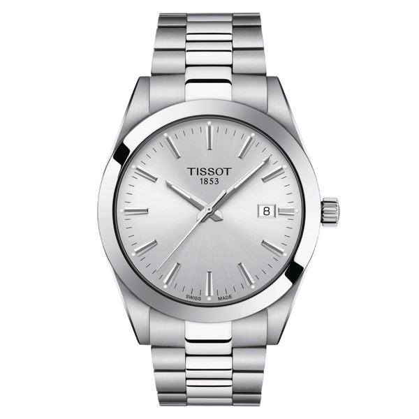 Tissot Gentleman Herrenuhr silber Edelstahl