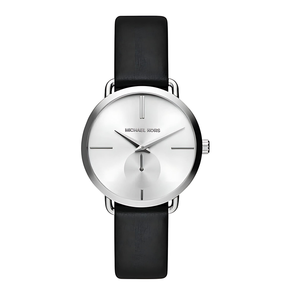 Michael Kors Portia Lady Damenuhr silber schwarz Hauptbild