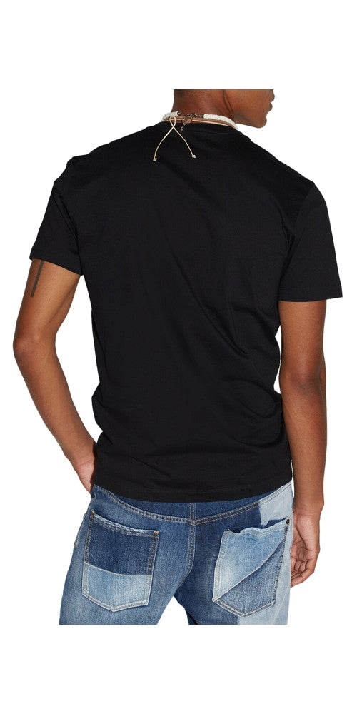 Dsquared2 Bob Marley T-Shirt Schwarz Herren