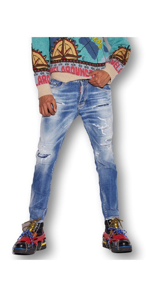 Dsquared2 Light Sandy Jeans Blau Herren Hauptbild
