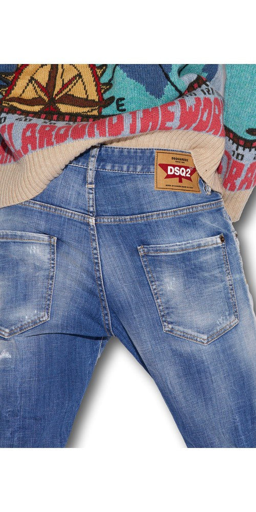Dsquared2 Light Sandy Jeans Blau Herren