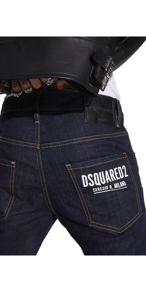 Dsquared2 Dark Skater Jeans Blau Herren