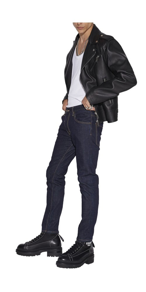 Dsquared2 Dark Skater Jeans Blau Herren