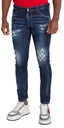 Dsquared2 1964 Distressed Blue Denim Jeans Herren