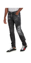 Dsquared2 Slim Fit Jeans im Distressed Look Schwarz Herren